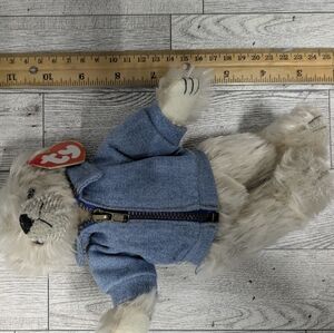 Ty mckinley Plush Bear with Blue Jacket